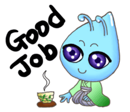 "Pleia" The Cute Alien part 1 (English) sticker #880651