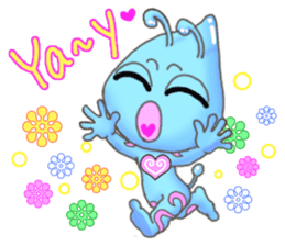 "Pleia" The Cute Alien part 1 (English) sticker #880652