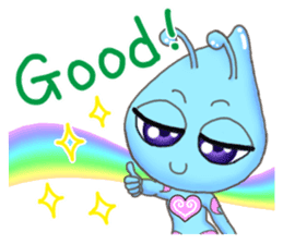 "Pleia" The Cute Alien part 1 (English) sticker #880656