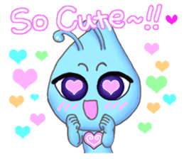"Pleia" The Cute Alien part 1 (English) sticker #880657