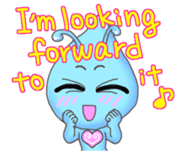 "Pleia" The Cute Alien part 1 (English) sticker #880661