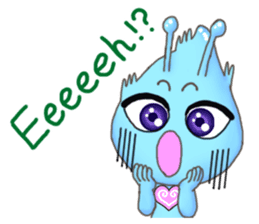 "Pleia" The Cute Alien part 1 (English) sticker #880662