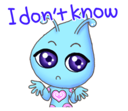 "Pleia" The Cute Alien part 1 (English) sticker #880663