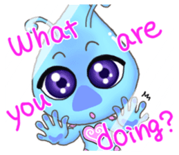 "Pleia" The Cute Alien part 1 (English) sticker #880665