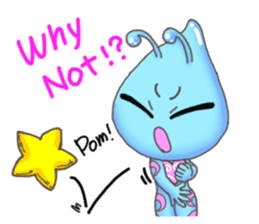 "Pleia" The Cute Alien part 1 (English) sticker #880668