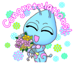 "Pleia" The Cute Alien part 1 (English) sticker #880672