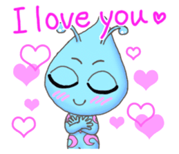 "Pleia" The Cute Alien part 1 (English) sticker #880674