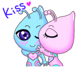 "Pleia" The Cute Alien part 1 (English) sticker #880675
