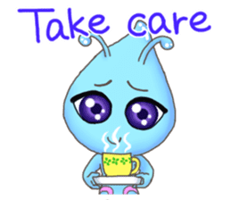 "Pleia" The Cute Alien part 1 (English) sticker #880678