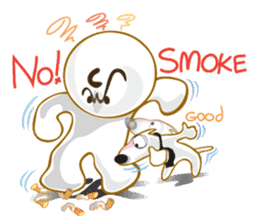 MIME & The Dog sticker #1008171