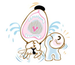 MIME & The Dog sticker #1008194