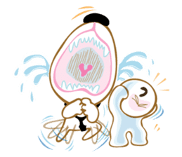 MIME & The Dog sticker #1008194