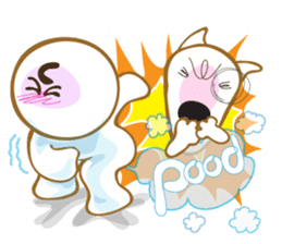 MIME & The Dog sticker #1008196