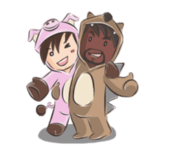 Special Sloth: Din & Moo sticker #1257407