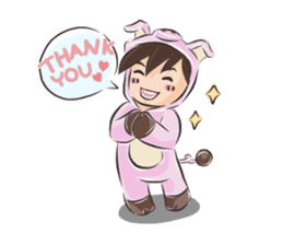 Special Sloth: Din & Moo sticker #1257408