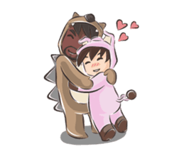 Special Sloth: Din & Moo sticker #1257413