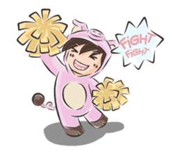 Special Sloth: Din & Moo sticker #1257417