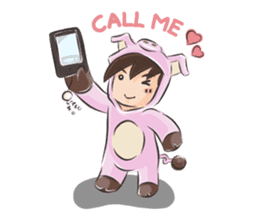 Special Sloth: Din & Moo sticker #1257419