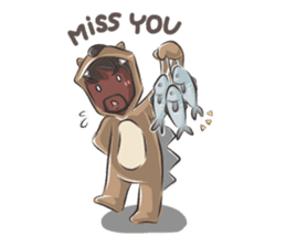 Special Sloth: Din & Moo sticker #1257420