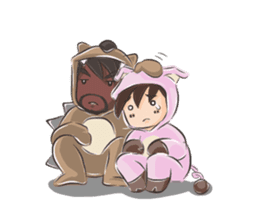 Special Sloth: Din & Moo sticker #1257430