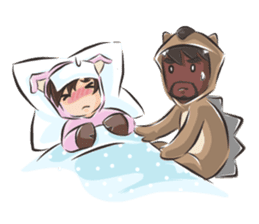 Special Sloth: Din & Moo sticker #1257431