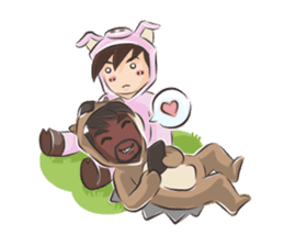 Special Sloth: Din & Moo sticker #1257436