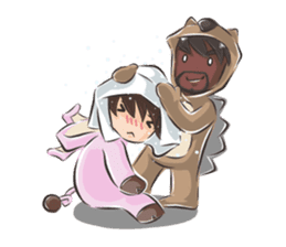 Special Sloth: Din & Moo sticker #1257438