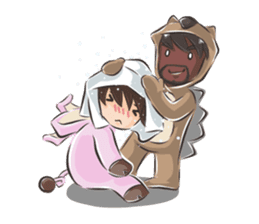 Special Sloth: Din & Moo sticker #1257438
