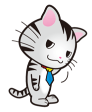 american short hair Michelle(no text) sticker #1408332