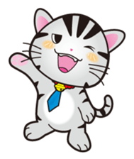 american short hair Michelle(no text) sticker #1408352