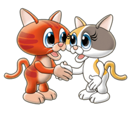 International Amy & Lelly Cat sticker #1423627