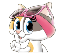 International Amy & Lelly Cat sticker #1423629