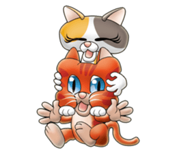 International Amy & Lelly Cat sticker #1423635
