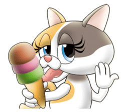 International Amy & Lelly Cat sticker #1423637