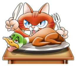 International Amy & Lelly Cat sticker #1423655