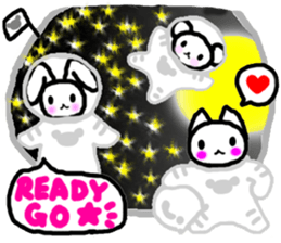 ANDREA - Happy Space Trip to the Moon! - sticker #1612297