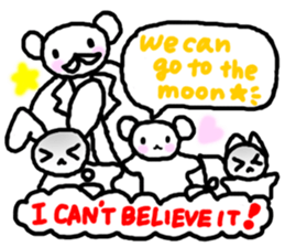 ANDREA - Happy Space Trip to the Moon! - sticker #1612302