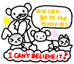 ANDREA - Happy Space Trip to the Moon! - sticker #1612302
