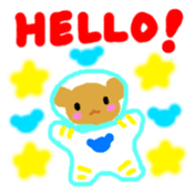 ANDREA - Happy Space Trip to the Moon! - sticker #1612307