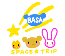 ANDREA - Happy Space Trip to the Moon! - sticker #1612311