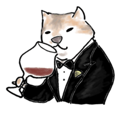 Wine Life with cat sticker #1620460