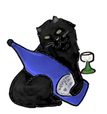 Wine Life with cat sticker #1620462