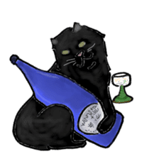 Wine Life with cat sticker #1620462