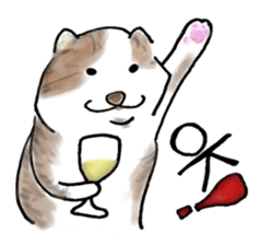 Wine Life with cat sticker #1620468