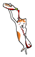 Wine Life with cat sticker #1620470