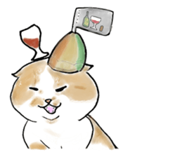 Wine Life with cat sticker #1620471