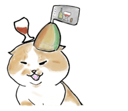 Wine Life with cat sticker #1620471