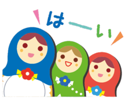 Matryoshka doll sticker #1746717