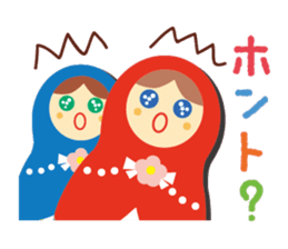 Matryoshka doll sticker #1746728
