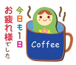 Matryoshka doll sticker #1746744